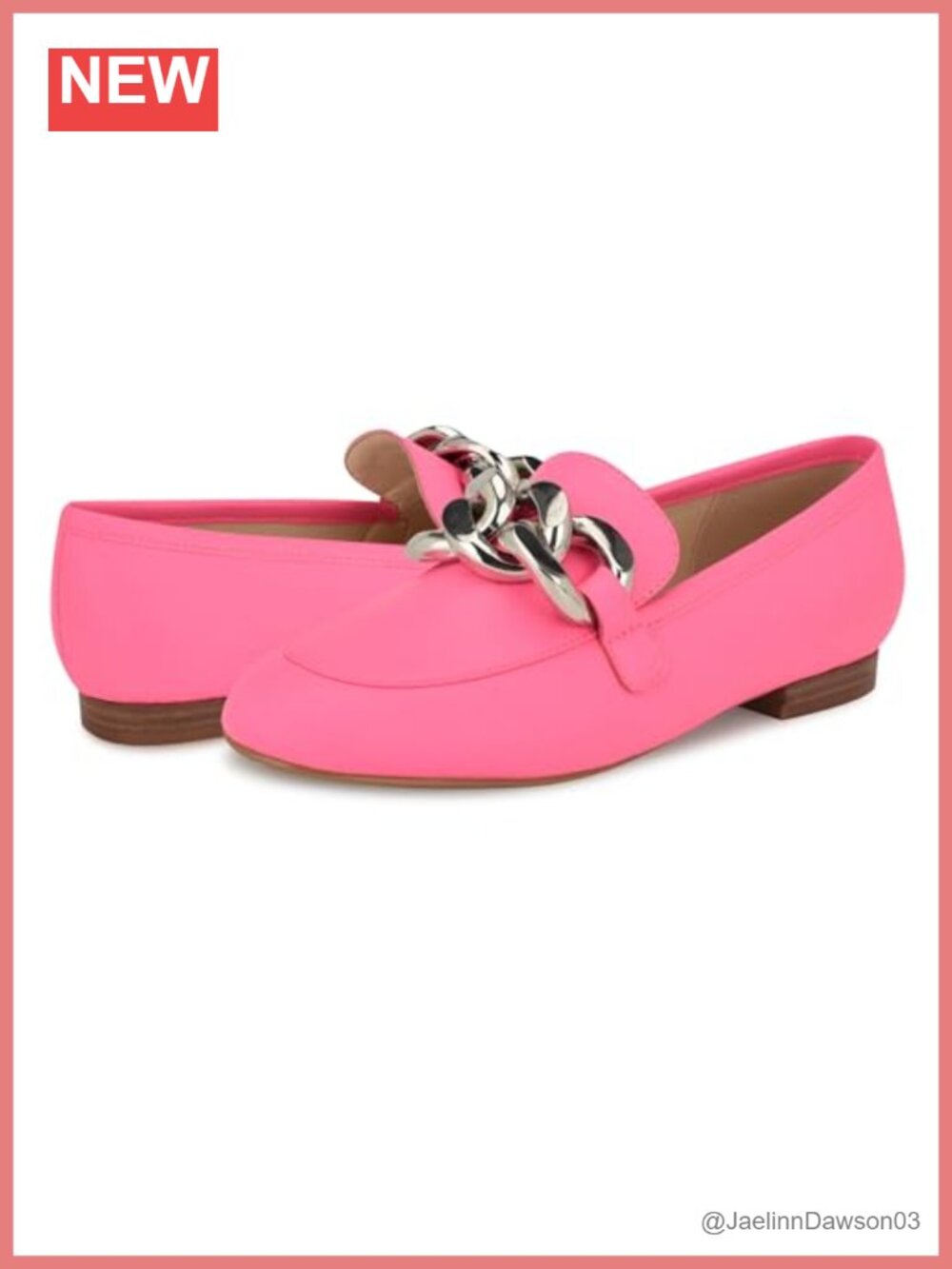 Nine West Aspyn Dress Loafers Faux Leather Slip-On Round Toe .55" Heel